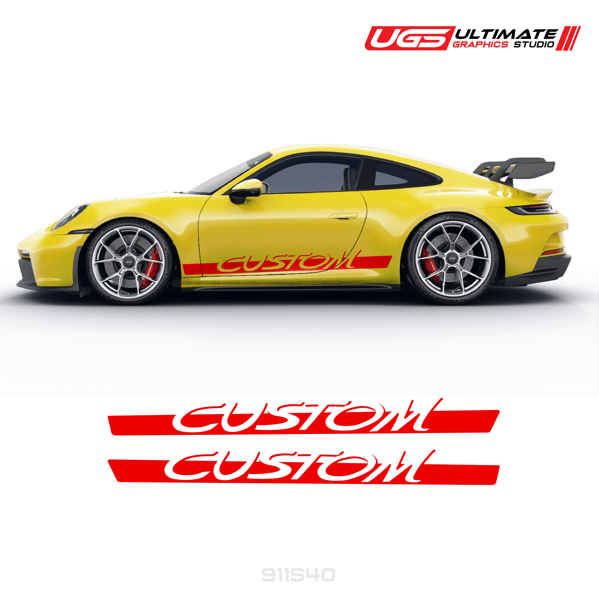 Accent Graphics to fit Porsche 911 GT3 - Rapid Vehicles