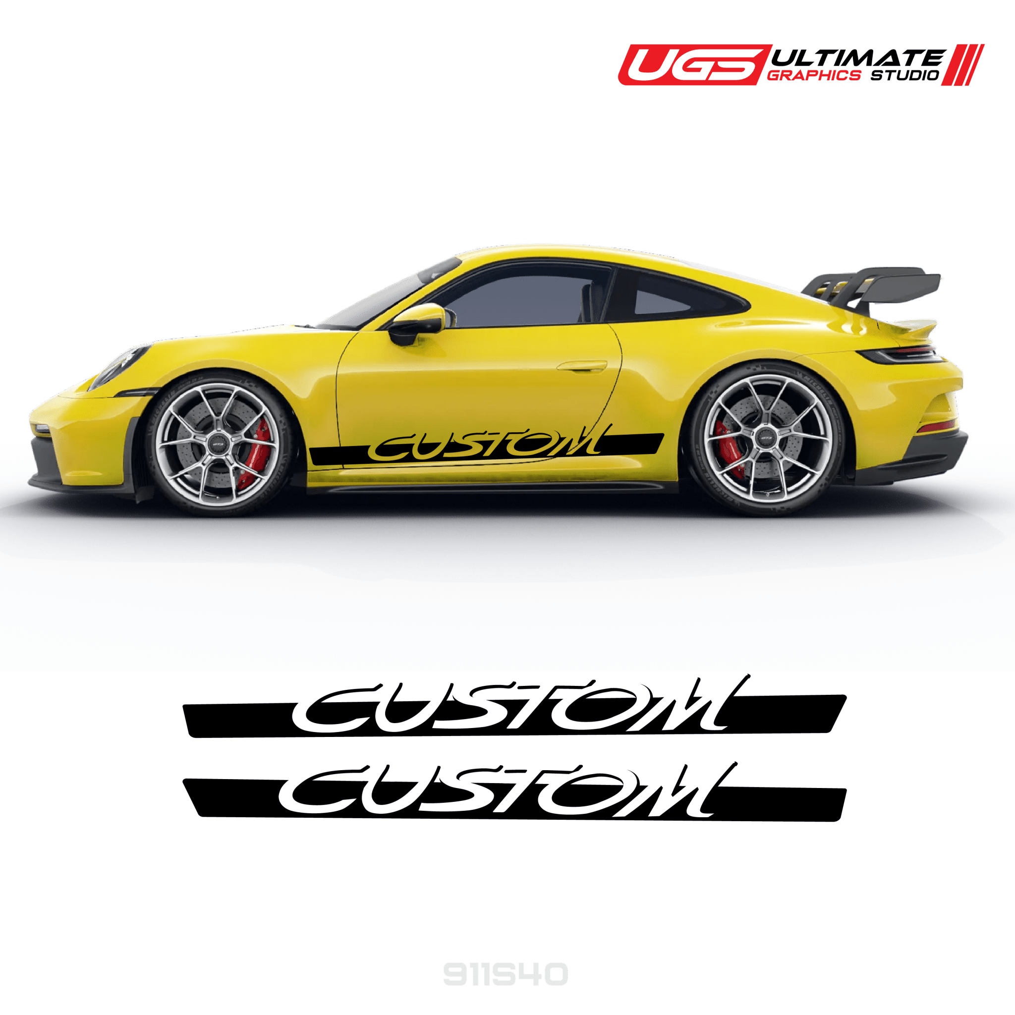 Accent Graphics to fit Porsche 911 GT3 - Rapid Vehicles