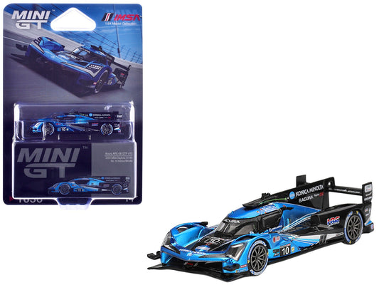 Acura ARX - 06 GTP 10 Filipe Albuquerque - Marcus Ericsson - Brendon Hartley - Ricky Taylor "Wayne Taylor Racing with Andretti" IMSA "24 Hours of Daytona" (2024) Limited Edition 1/64 Diecast Model Car by Mini GT free shipping USA - Rapid Vehicles