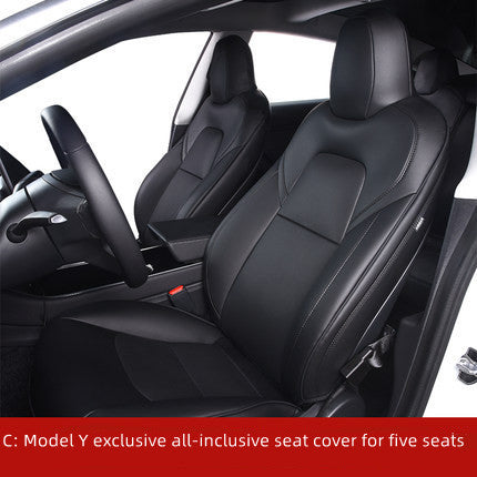 Color: Black, style: C - Car Seat Cover Interior Package - Premium Automobiles Seat Covers from Rapidvehicles - Just $425.99! Shop now at Rapidvehicles