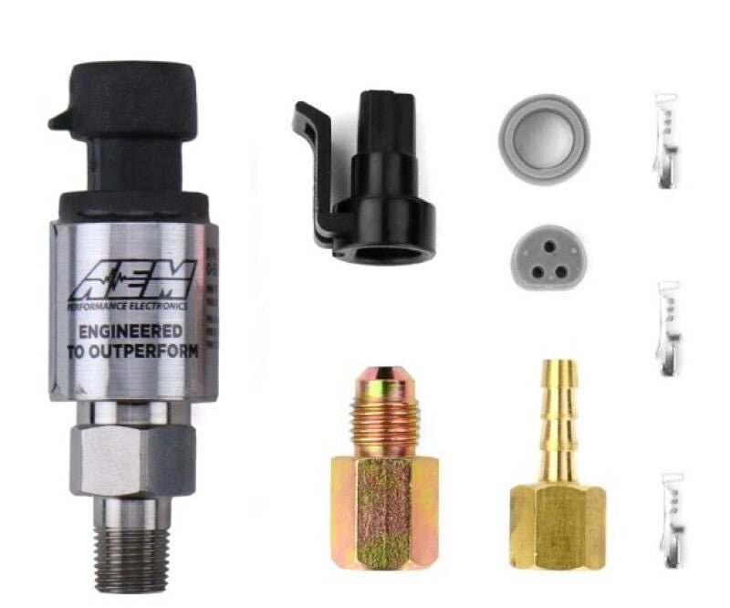 AEM Electronics 100 PSIg Stainless Sensor Kit - Rapid Vehicles