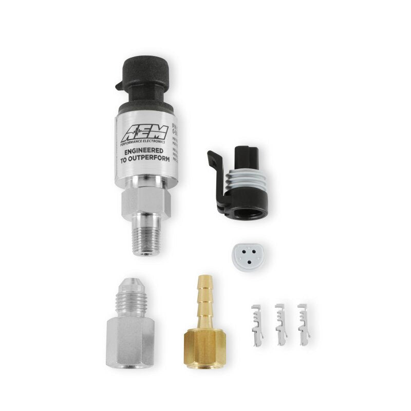 AEM Electronics 3.5 Bar or 50 PSIa Stainless Sensor Kit - Rapid Vehicles