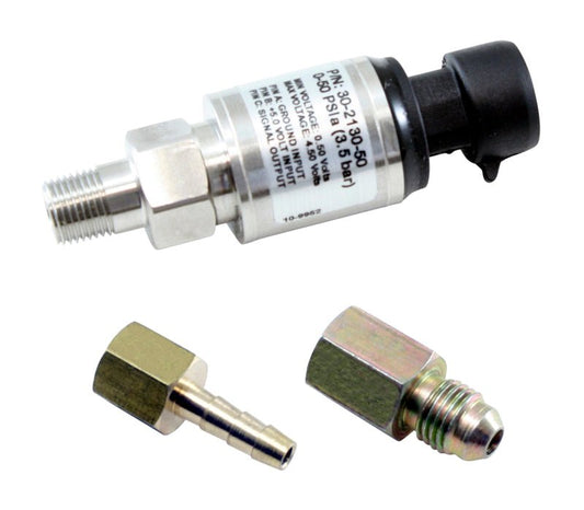 AEM Electronics 3.5 Bar or 50 PSIa Stainless Sensor Kit - Rapid Vehicles