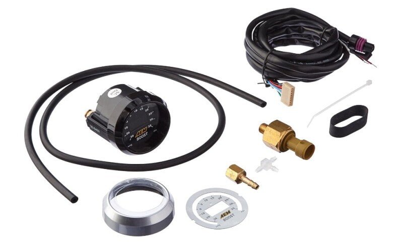AEM Electronics 52mm Digital Boost Gauge 35 PSI - Rapid Vehicles