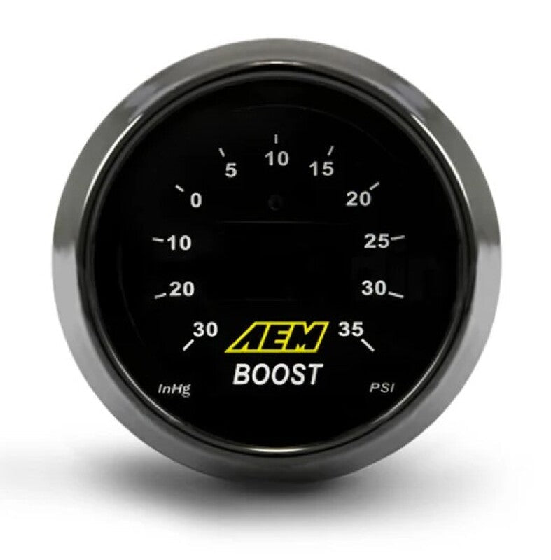 AEM Electronics 52mm Digital Boost Gauge 35 PSI - Rapid Vehicles
