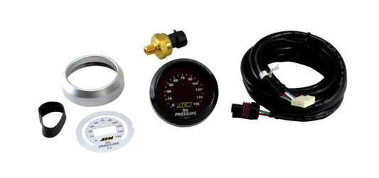 AEM Electronics 52mm Digital Oil Pressure Gauge 0-150 PSI - Rapid Vehicles