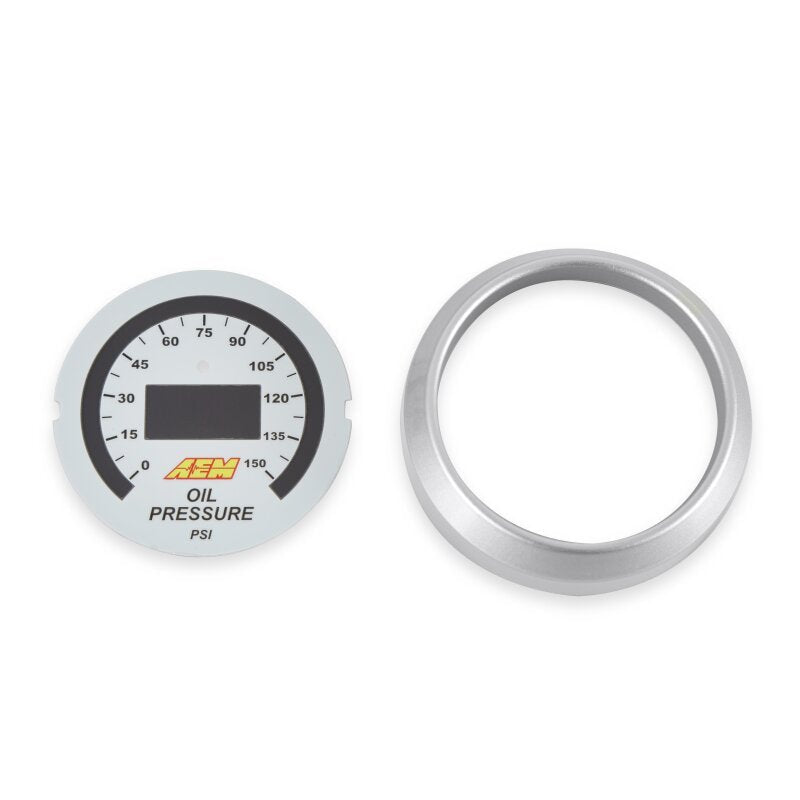 AEM Electronics 52mm Digital Oil Pressure Gauge 0-150 PSI - Rapid Vehicles