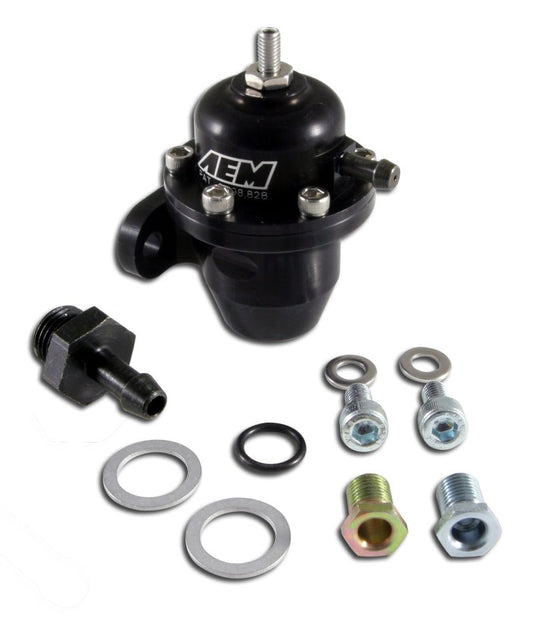 AEM Electronics Fuel Pressure Regulator Black Honda Acura - Rapid Vehicles