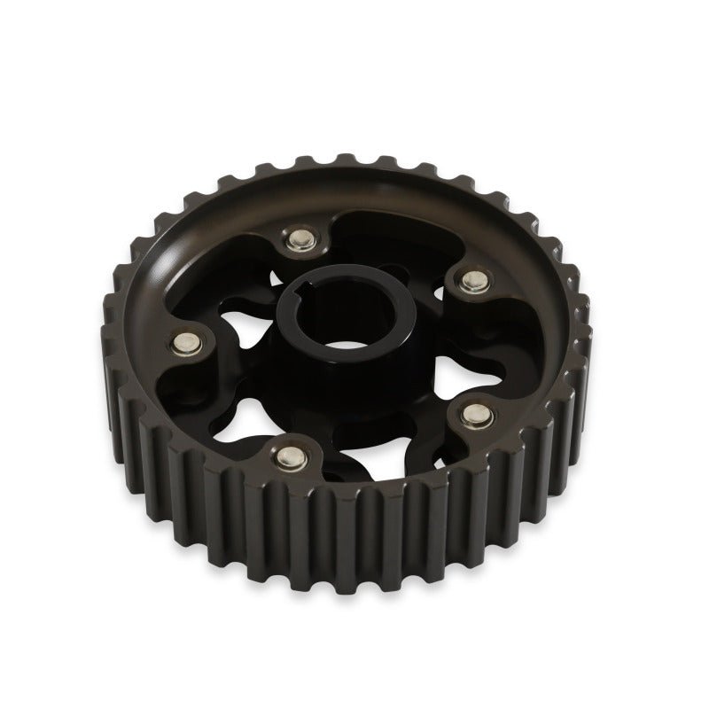 AEM Electronics Tru-Time Cam Gear Black 5-Bolt Honda B Series - Rapid Vehicles