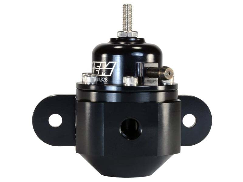 AEM Electronics Universal Fuel Pressure Regulator Black - Rapid Vehicles