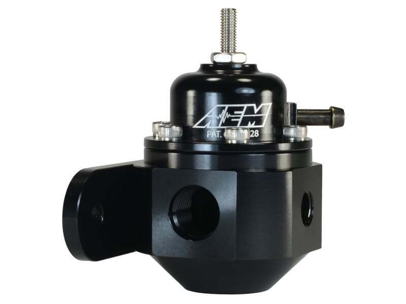 AEM Electronics Universal Fuel Pressure Regulator Black - Rapid Vehicles