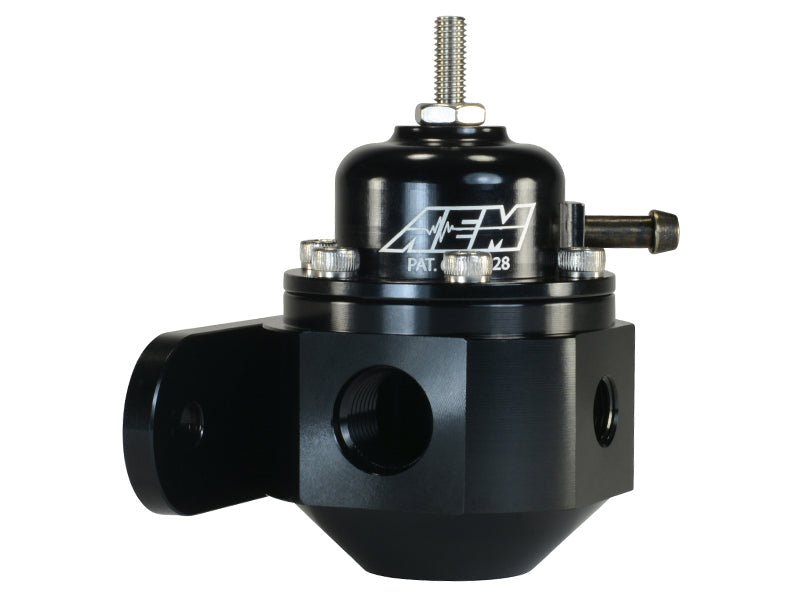 AEM Electronics Universal Fuel Pressure Regulator Black - Rapid Vehicles