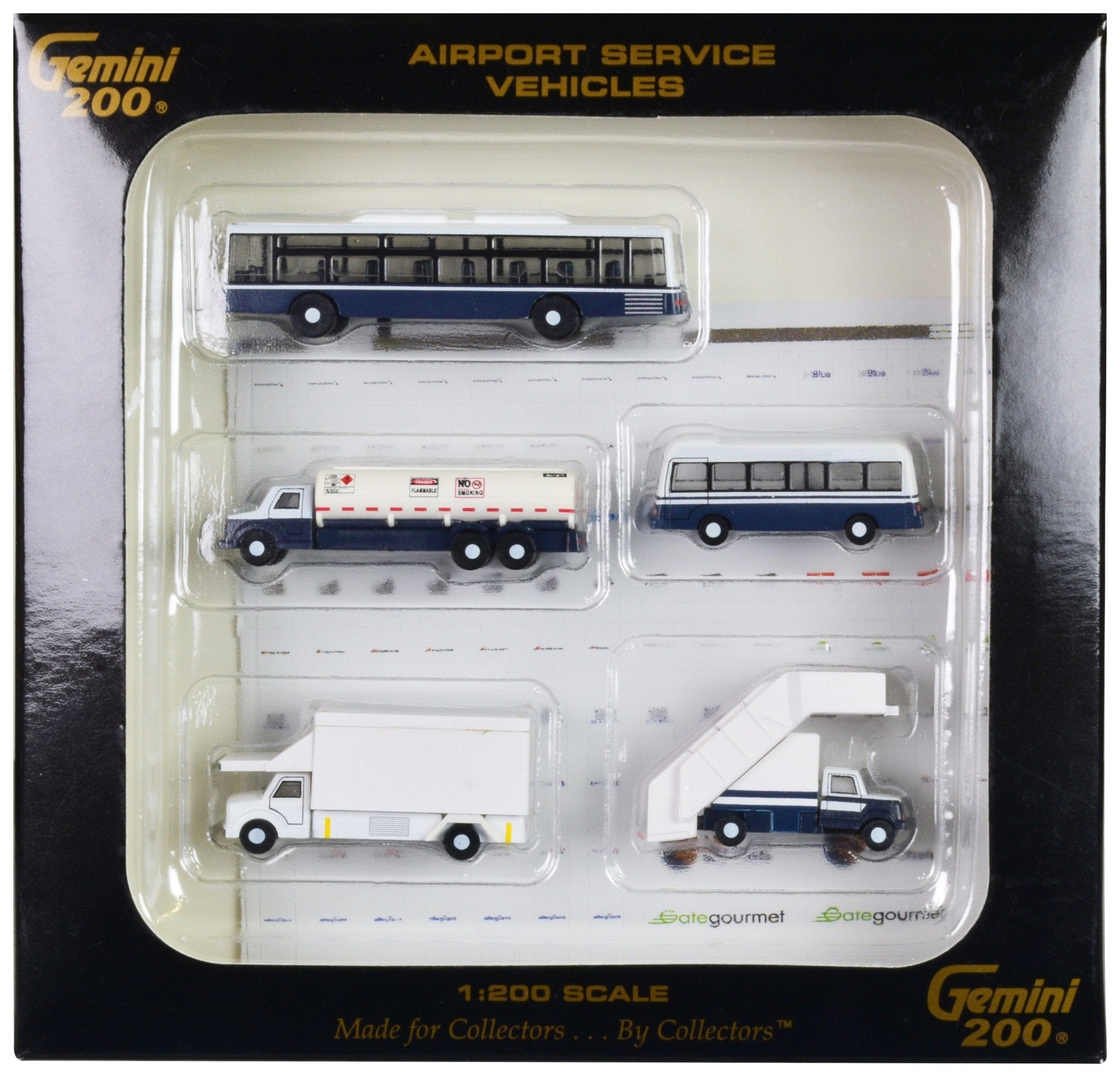 Airport Service Vehicles Set of 5 pieces "Gemini 200" Series Diecast Models by GeminiJets free shipping USA - Rapid Vehicles