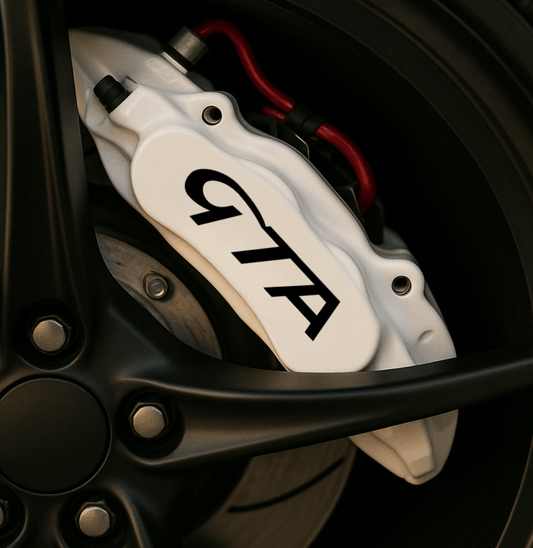 Alfa Romeo GTA Brake Caliper Decals – High-Temp Vinyl Set of 4 - Rapid Vehicles