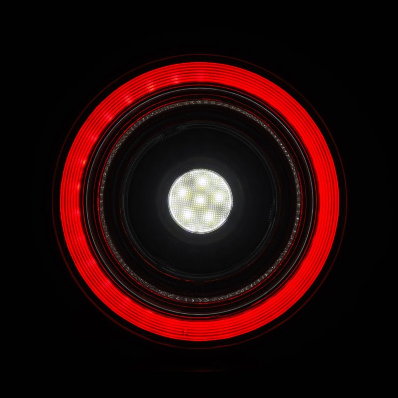 AlphaRex 10-15 Ferrari 458 NOVA-Series Prismatic LED Tail Lights Red Clear 668002 *Discontinued - Rapid Vehicles