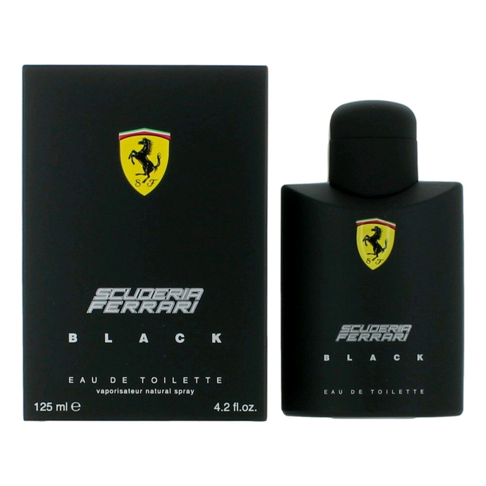 Ferrari Black by Scuderia Ferrari, 4.2 oz Eau De Toilette Spray for Men - Premium FRAGRANCES from Ferrari - Just $36.99! Shop now at Rapidvehicles