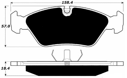 Porterfield Brake Pads for 1983 FERRARI Mondial