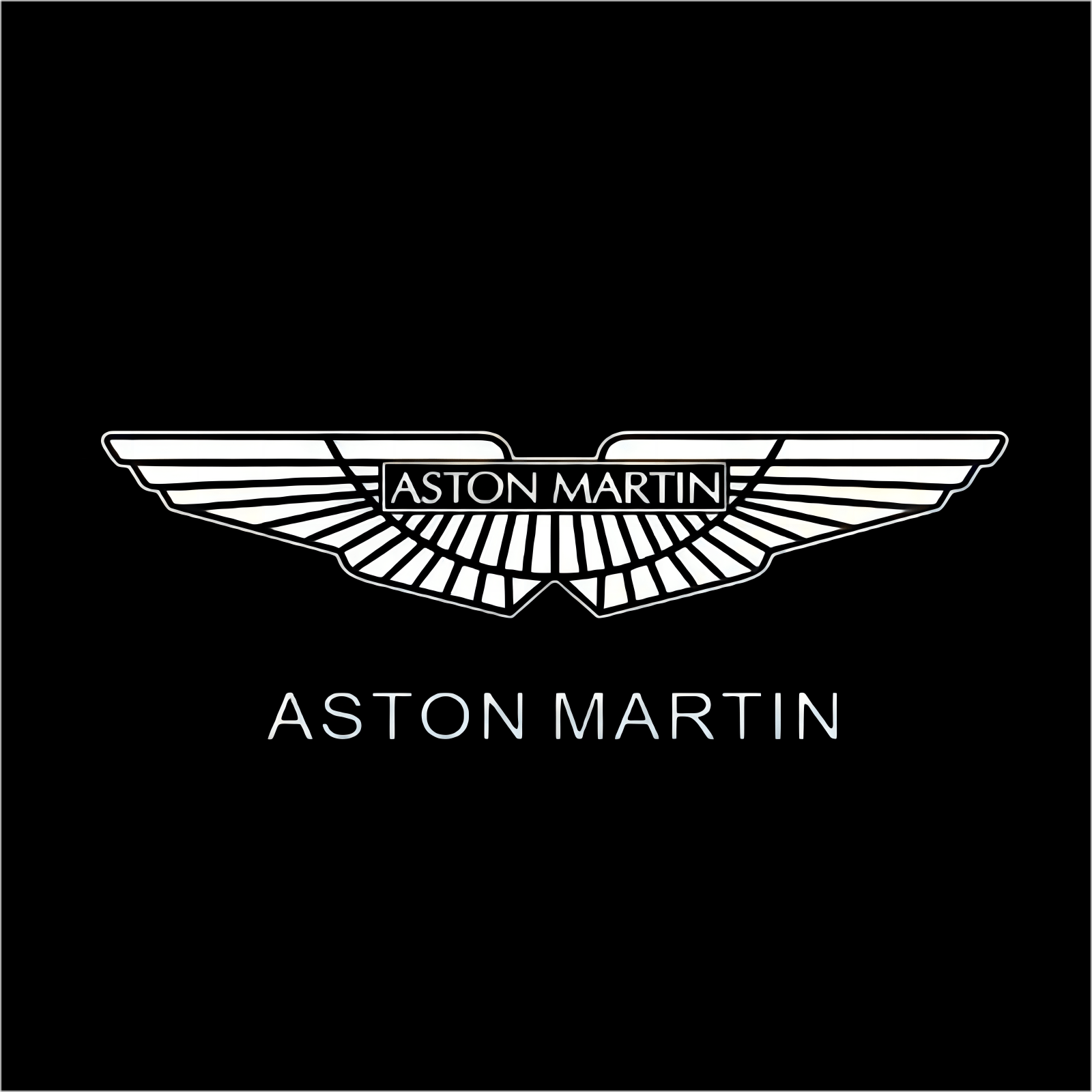 Aston Martin DB12 Door Stick On Puddle Lights Various Designs 2024-2026