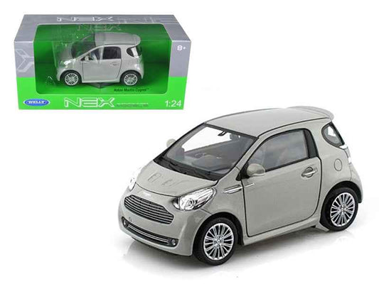 Aston Martin Cygnet Silver 1/24 Diecast Model Car by Welly - Rapid Vehicles