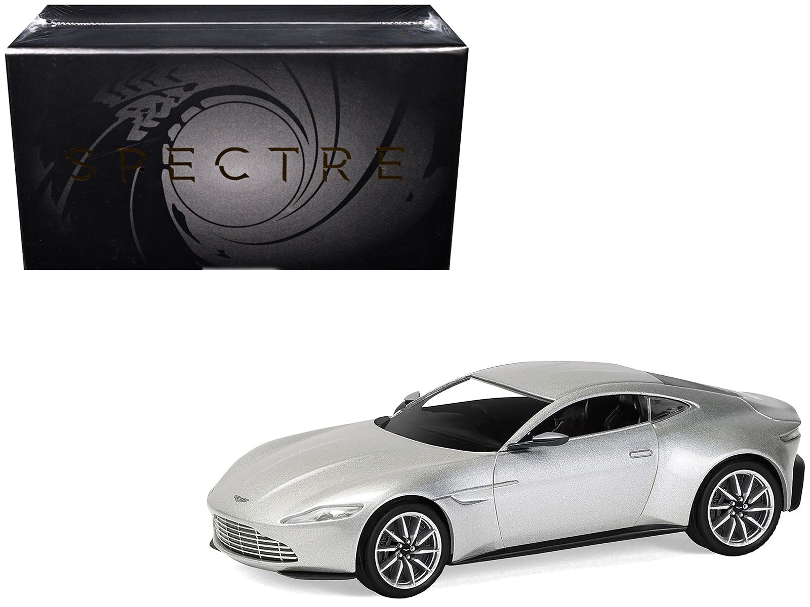 Aston Martin DB10 RHD (Right Hand Drive) Silver Metallic James Bond 007 "Spectre" (2015) Movie Diecast Model Car by Corgi free shipping USA - Rapid Vehicles