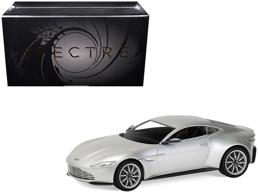 Aston Martin DB10 RHD (Right Hand Drive) Silver Metallic James Bond 007 "Spectre" (2015) Movie Diecast Model Car by Corgi free shipping USA - Rapid Vehicles