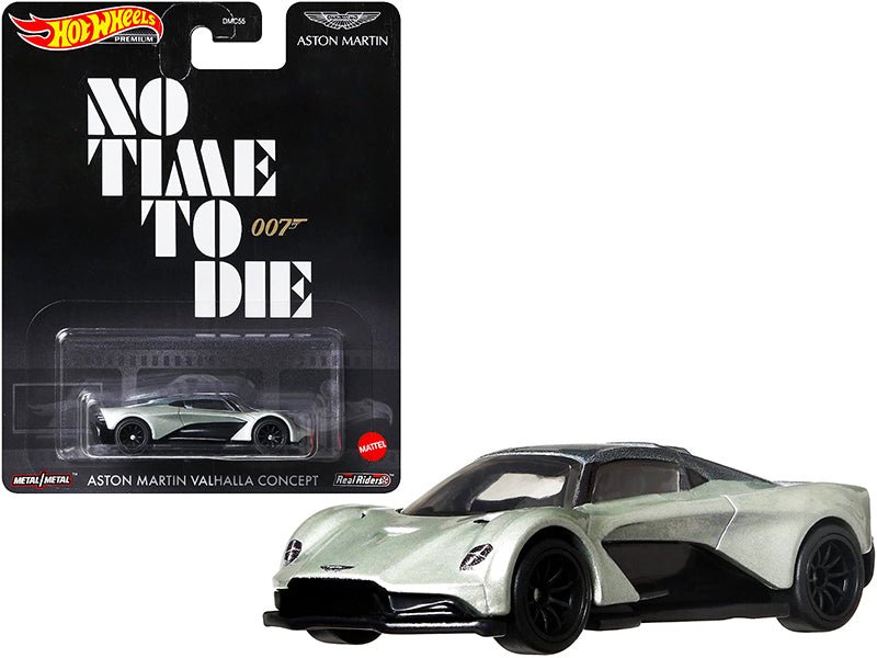 Aston Martin Valhalla Concept Light Green Metallic with Dark Green Top (James Bond 007) "No Time to Die" (2021) Movie Diecast Model Car by Hot Wheels free shipping USA - Rapid Vehicles