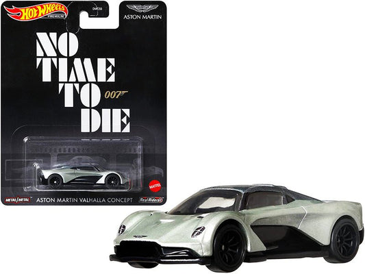 Aston Martin Valhalla Concept Light Green Metallic with Dark Green Top (James Bond 007) "No Time to Die" (2021) Movie Diecast Model Car by Hot Wheels free shipping USA - Rapid Vehicles