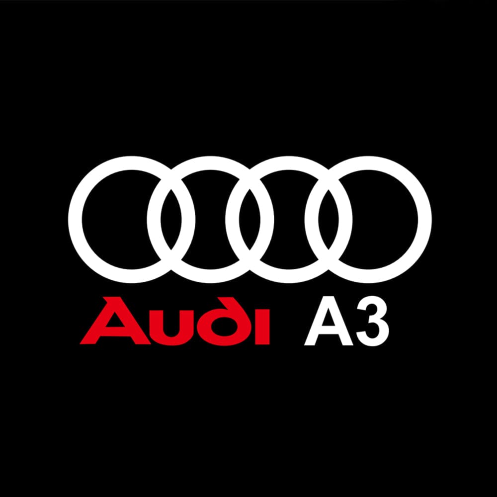 Audi A3 Premium Door Puddle Lights Various Designs 2003 - 2026