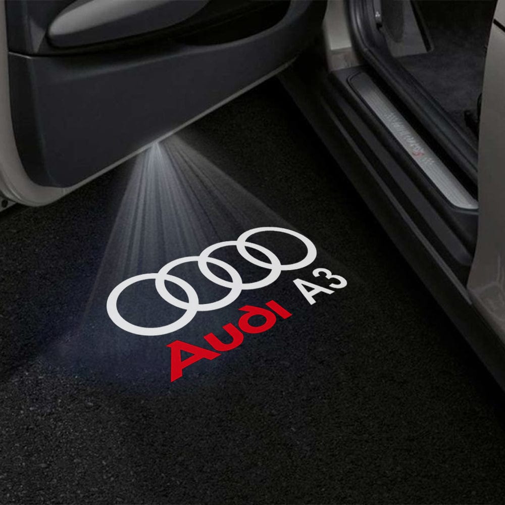 Audi A3 Premium Door Puddle Lights Various Designs 2003 - 2026