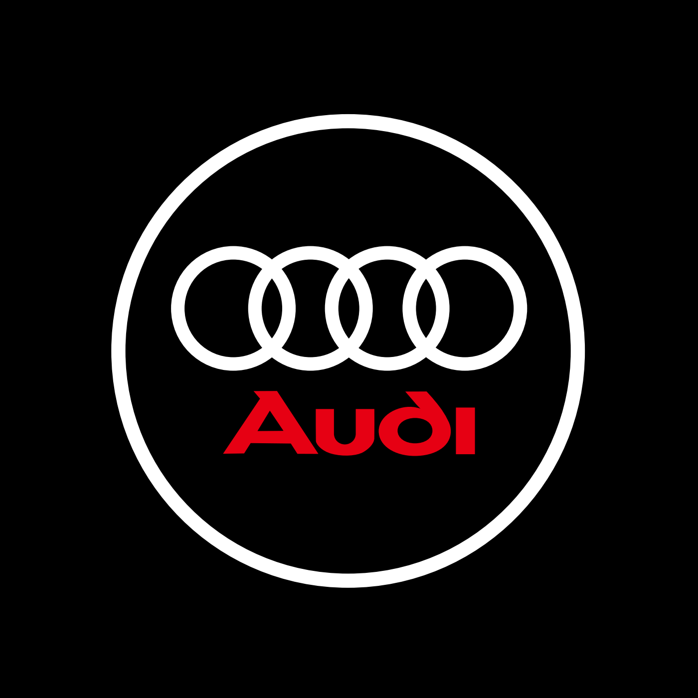 Audi e-tron Q4 Premium Door Puddle Lights Various Designs 2021 - 2026