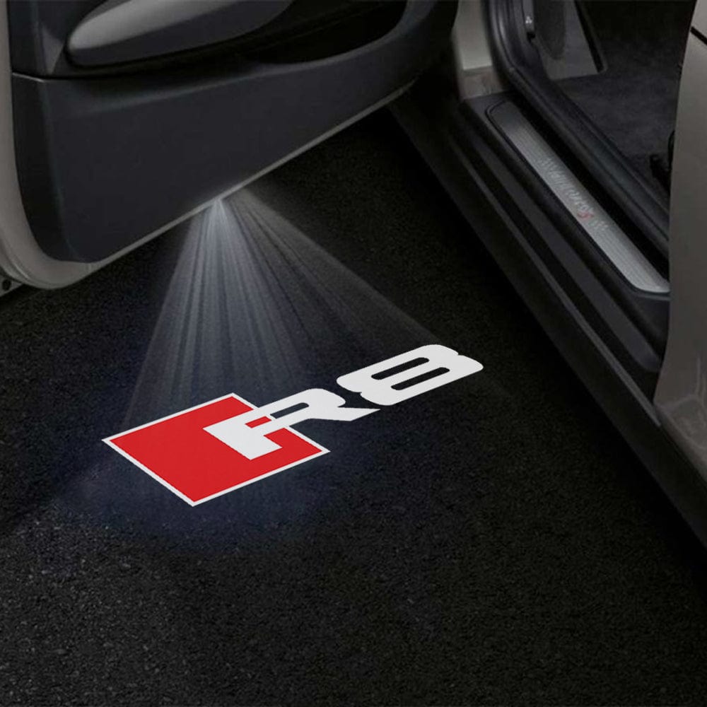 Audi R8 Premium Door Puddle Lights Various Designs 2007-2024