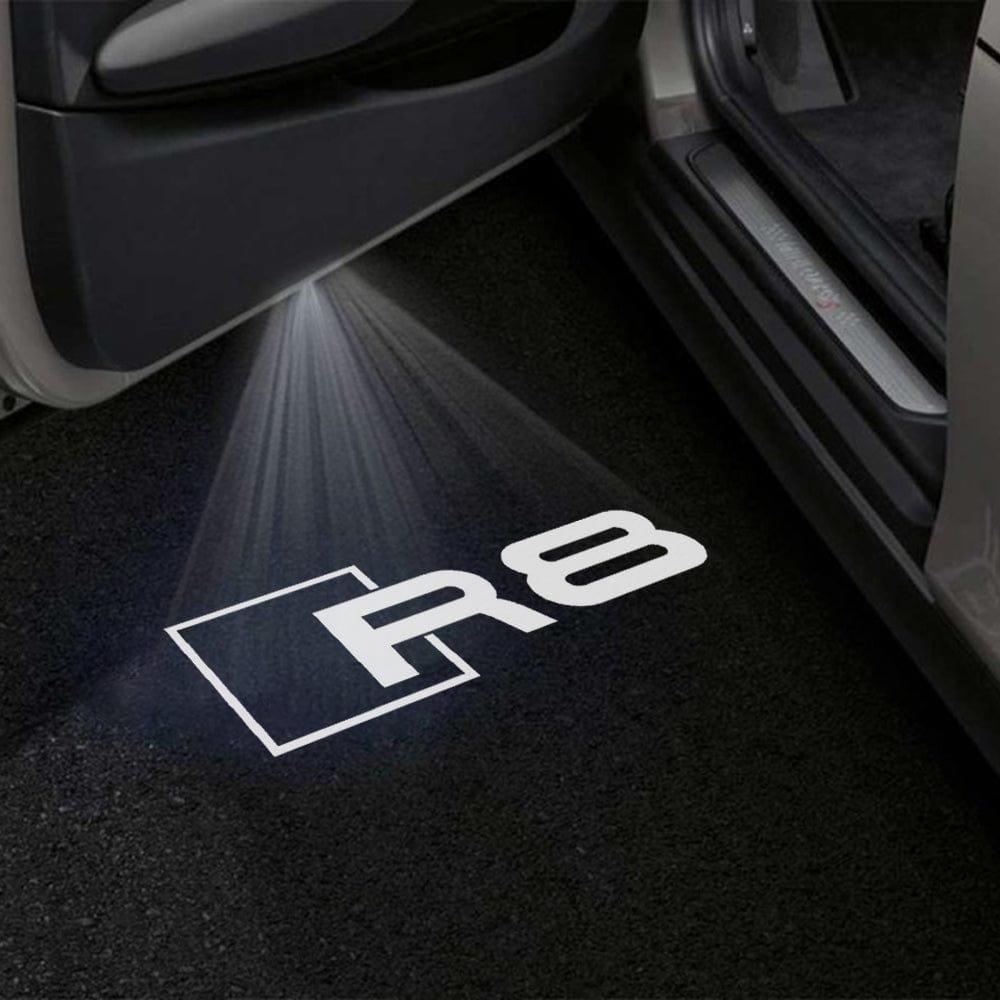 Audi R8 Premium Door Puddle Lights Various Designs 2007-2024