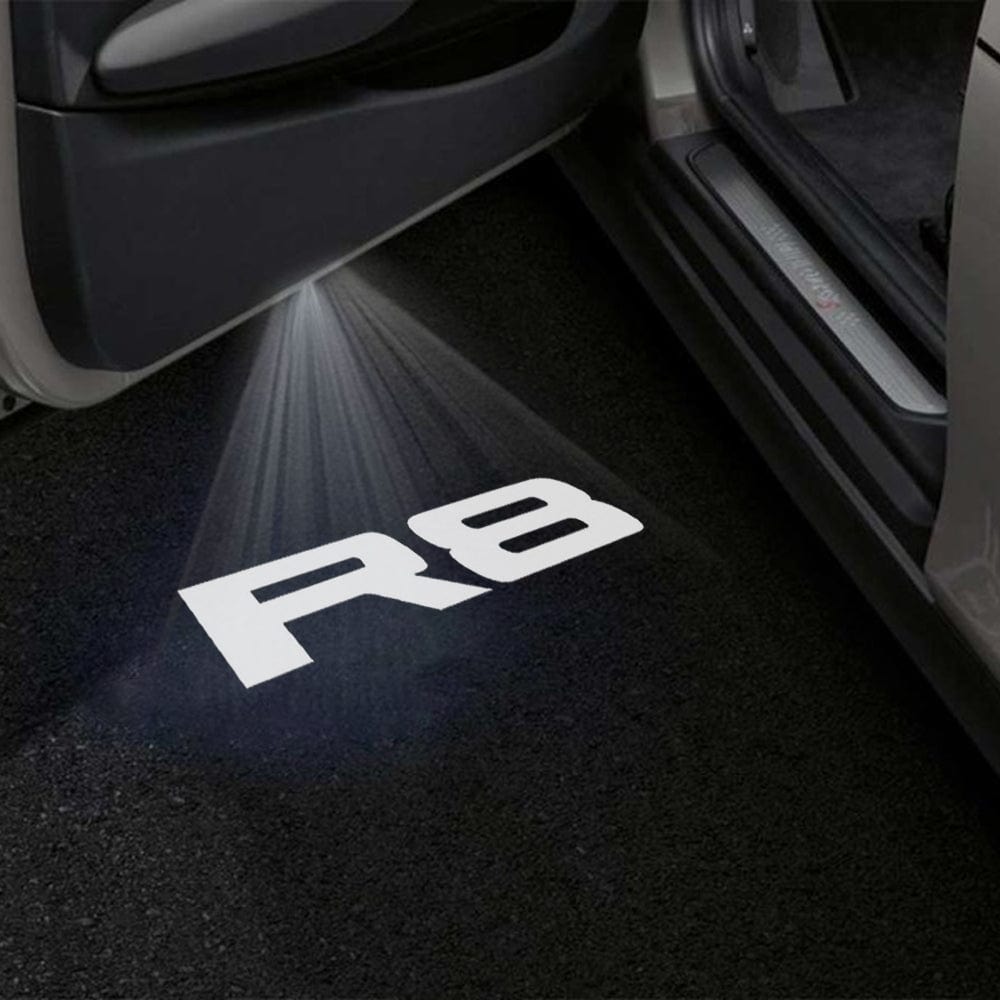 Audi R8 Premium Door Puddle Lights Various Designs 2007-2024