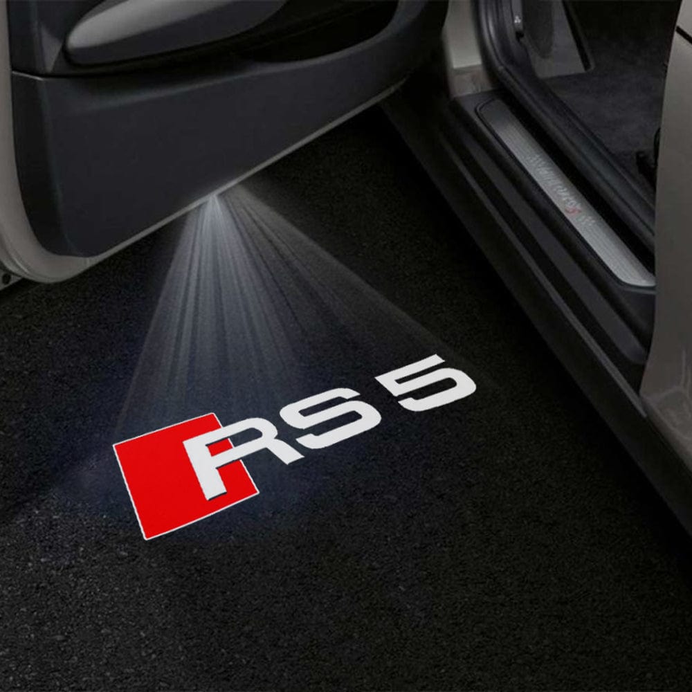 Audi RS5 Premium Door Puddle Lights Various Designs 2010 - 2024
