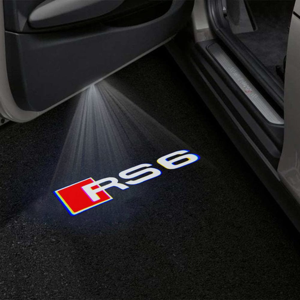 Audi RS6 Premium Door Puddle Lights Various Designs 2002 - 2026