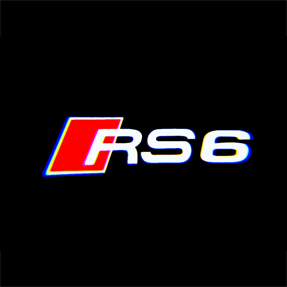 Audi RS6 Premium Door Puddle Lights Various Designs 2002 - 2026