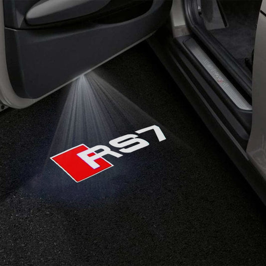 Audi RS7 Premium Door Puddle Lights Various Designs 2013-2019