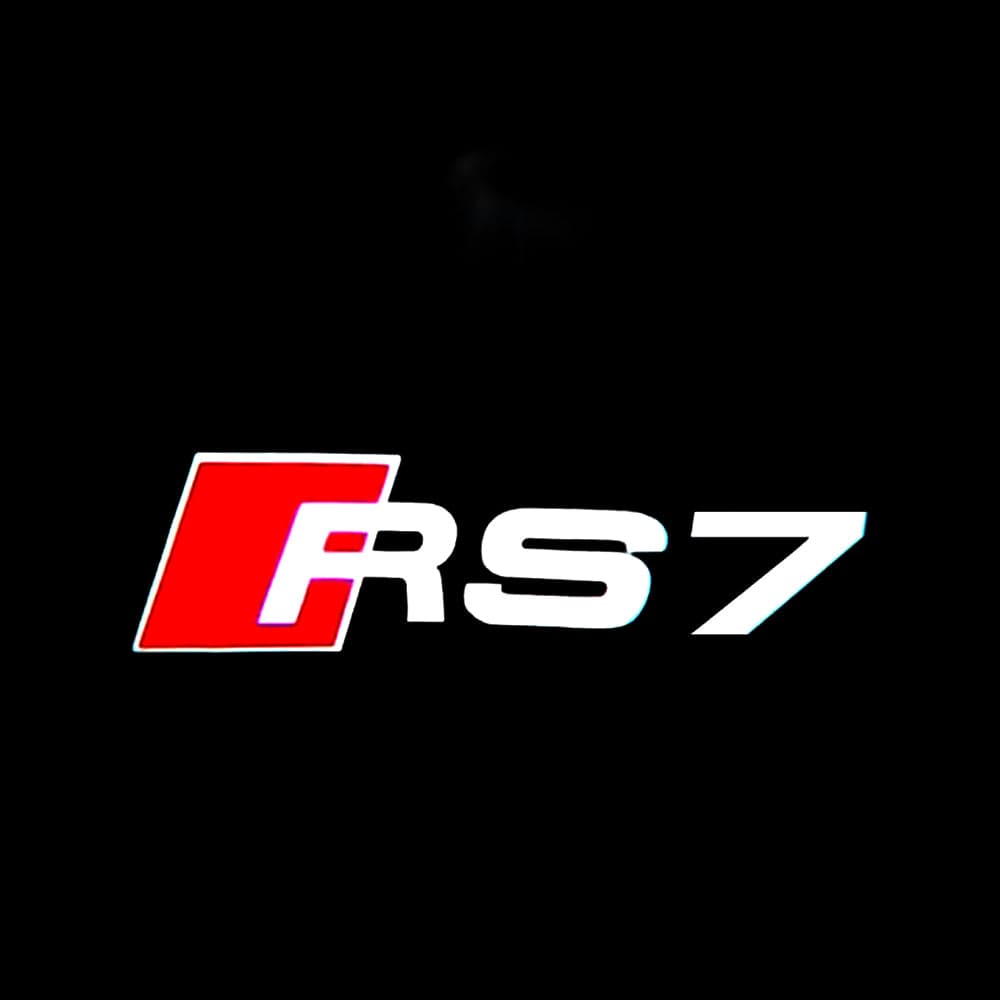 Audi RS7 Premium Door Puddle Lights Various Designs 2013-2019