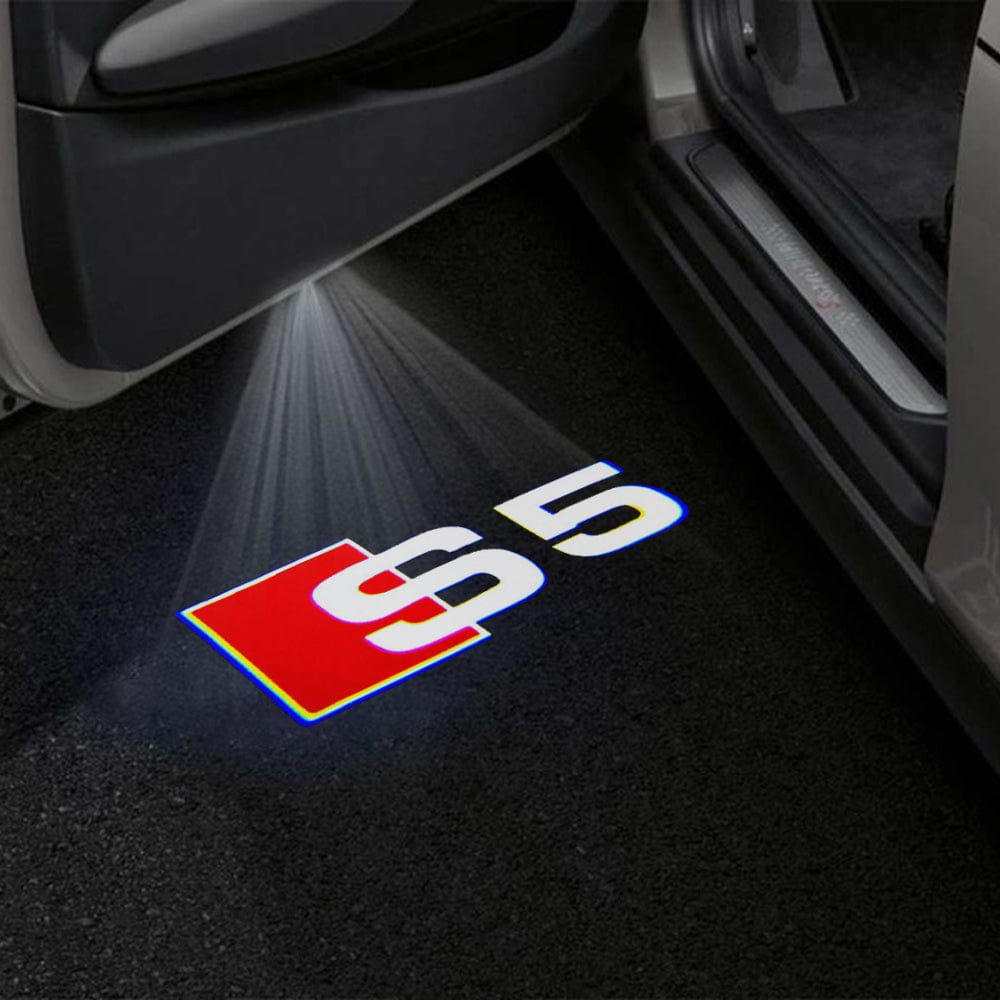 Audi S5 / RS5 Premium Door Puddle Lights Various Designs 2007-2026