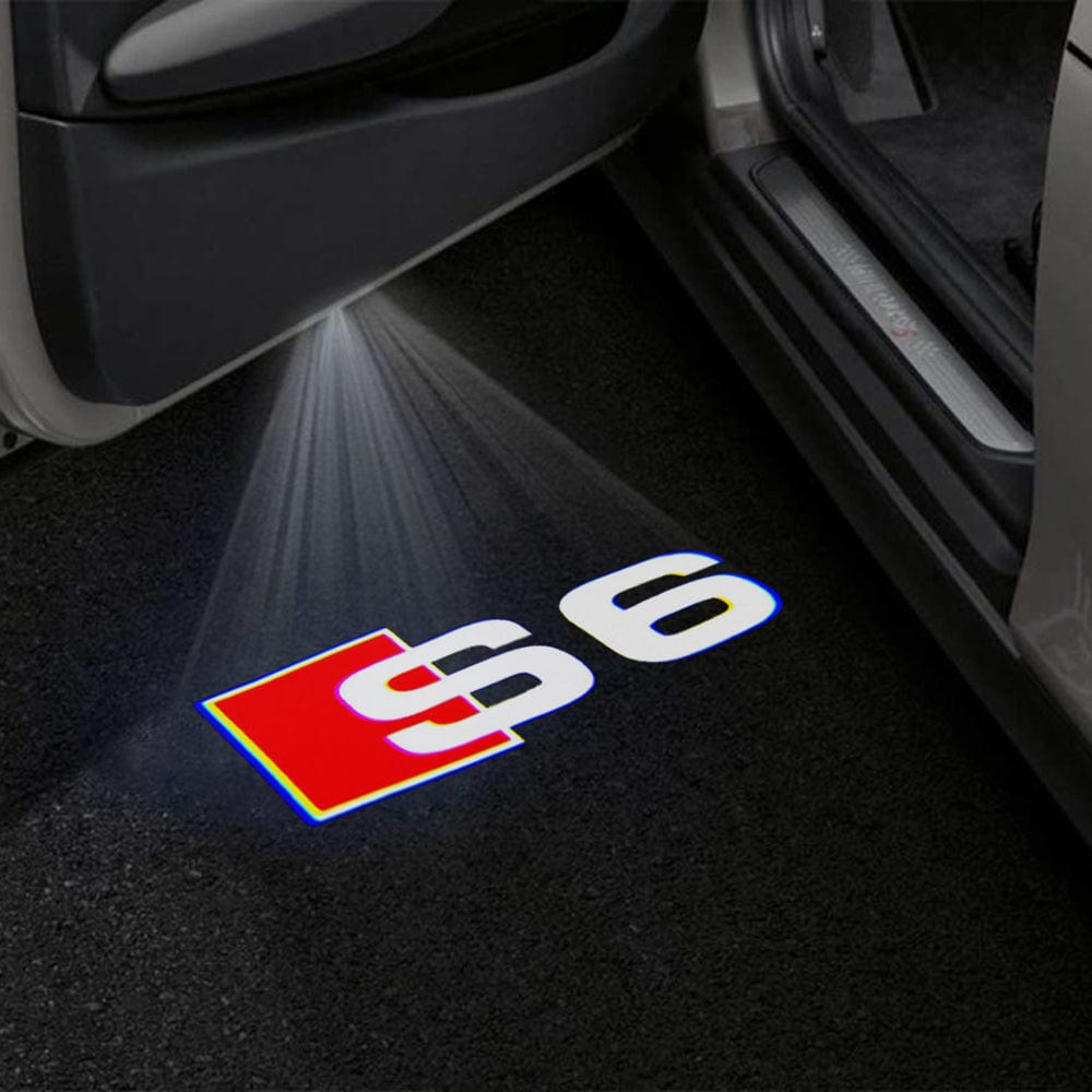 Audi S6 Premium Door Puddle Lights Various Designs 2006- 2026