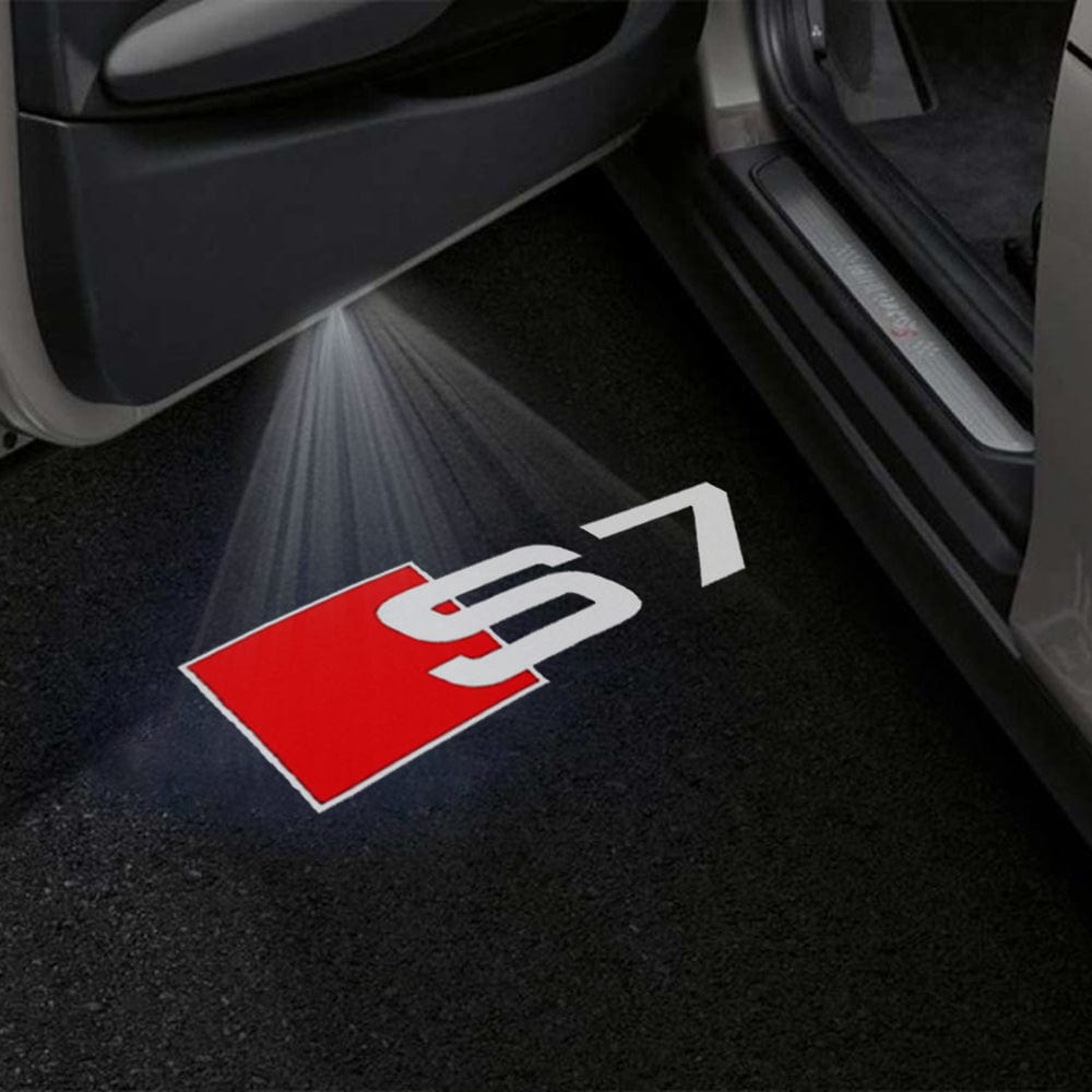 Audi S7 Premium Door Puddle Lights Various Designs 2012-2026