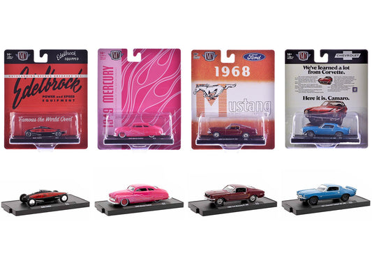 "Auto - Drivers" Set of 4 pieces in Blister Packs Release 115 Limited Edition to 7000 pieces Worldwide 1/64 Diecast Model Cars by M2 Machines free shipping USA - Rapid Vehicles