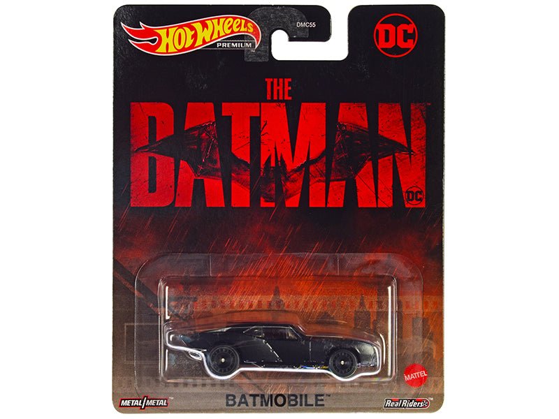 Batmobile Matt Black "The Batman" (2022) Movie "DC Comics" Diecast Model Car by Hot Wheels free shipping USA - Rapid Vehicles