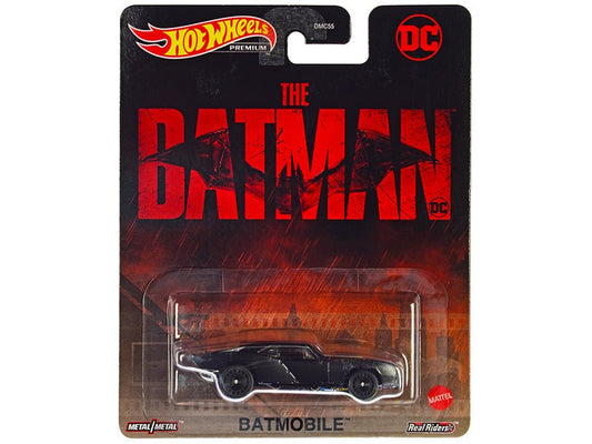 Batmobile Matt Black "The Batman" (2022) Movie "DC Comics" Diecast Model Car by Hot Wheels free shipping USA - Rapid Vehicles