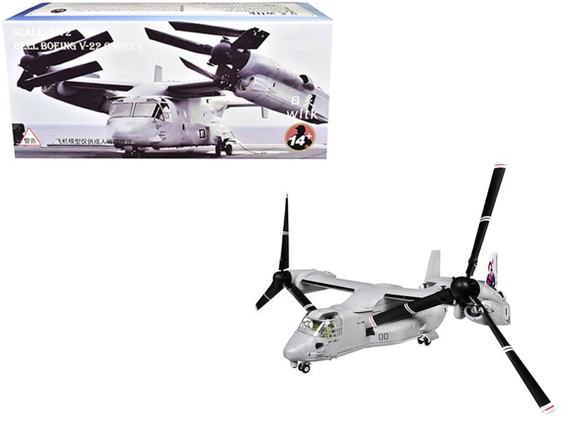 Bell Boeing MV - 22 Osprey Aircraft "Marine Medium Tiltrotor Training Squadron 204 (VMMT - 204) Raptors 2nd Marine Aircraft Wing MCAS New River" United States Marines 1/72 Diecast Model Airplane free shipping USA - Rapid Vehicles