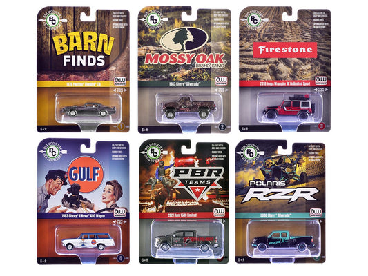 Big Country Collectibles 2025 Release 1 Set of 6 pieces 1/64 Diecast Model Cars by Auto World free shipping USA - Rapid Vehicles