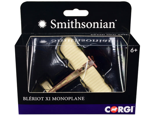Bleriot XI Monoplane with Pilot Figure "Smithsonian" Series Diecast Model by Corgi free shipping USA - Rapid Vehicles