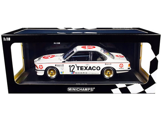 BMW 635 CSi 12 C. Ballot - Lena - R. Metge - J. C. Andruet "Texaco" 24H of Spa (1985) Limited Edition to 300 pieces Worldwide 1/18 Diecast Model Car by Minichamps free shipping USA - Rapid Vehicles