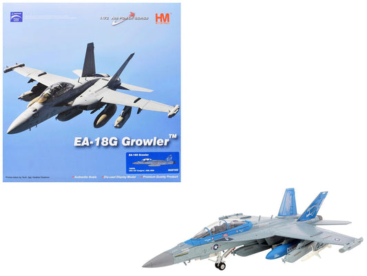Boeing EA - 18G Growler Aircraft "168256 VAQ - 139 Cougars" (2025) United States Navy "Air Power Series" 1/72 Diecast Model by Hobby Master free shipping USA - Rapid Vehicles