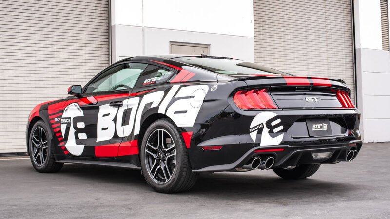 Borla 2018 Ford Mustang GT 5.0L AT/MT 2.5in S-Type Exhaust w/ Valves (Rear Section Only) 11951 - Rapid Vehicles